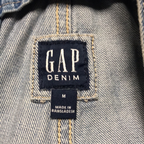 GAP Baggy Woman’s Short Overalls Light Wash in Size Medium | NWT! - Picture 7 of 10